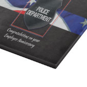 Individuelle Name, Polizeibedienstete - Jahrestag Schneidebrett (Ecke)