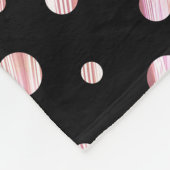 Individuelle Name Polka Dots Geometric Ci Fleecedecke (Ecke)