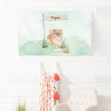 Individuelle Name Pommeranian Haustier Hund