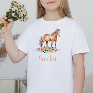 Individuelle Name Pony T - Shirt