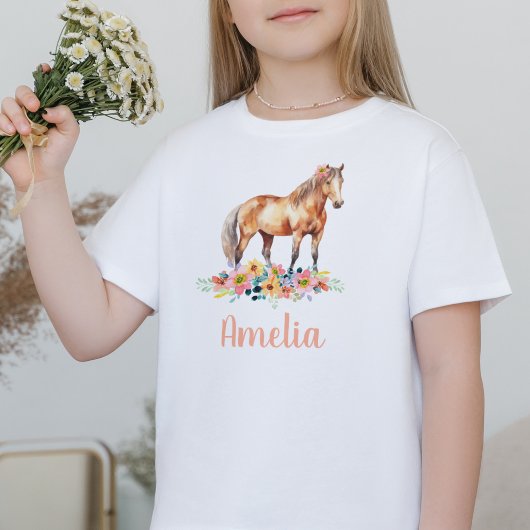 Individuelle Name Pony T - Shirt
