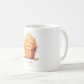 Individuelle Name Popcorn Kaffee Tasse (VorderseiteRechts)