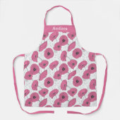Individuelle Name Poppy Blume Schürze (Vorderseite)