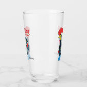 Individuelle Name Portugese Rooster Glas (Links)