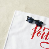 Individuelle Name Portugese Rooster Strandtuch (Beispiel)