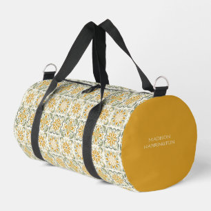 Individuelle Name Portugese Tiles Pattern Duffle Bag