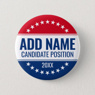 Individuelle Name-Position der Classic Campaign De Button