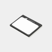 Individuelle Name Post-it Klebezettel (angewinkelt)