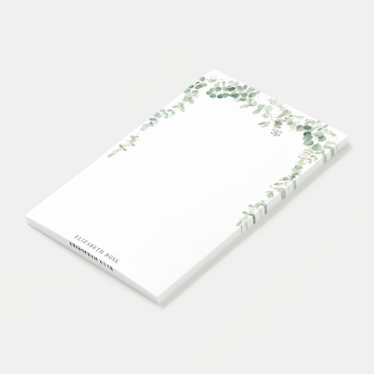 individuelle Name Post-it Klebezettel (angewinkelt)