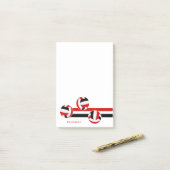 individuelle Name Post-it Klebezettel (Auf Schreibtisch)