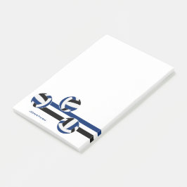 individuelle Name Post-it Klebezettel