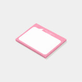 Individuelle Name Post-it Klebezettel (angewinkelt)