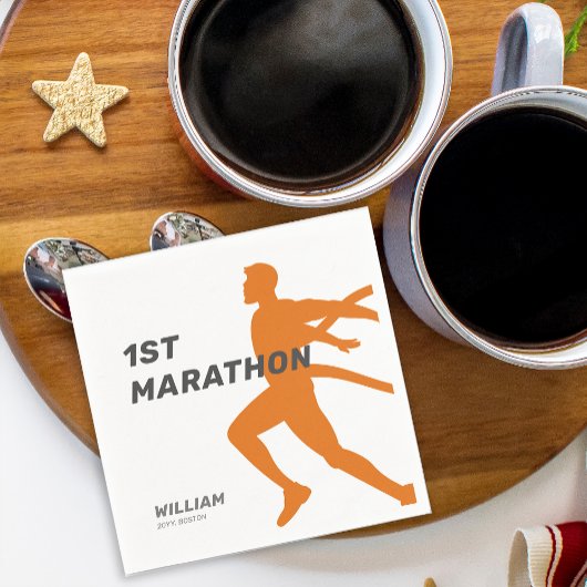 Individuelle Name Post Marathon Celebration Party Serviette