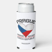 Individuelle Name PRAGUE Selters Dosenkühler (Seltzer Vorderseite)
