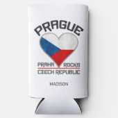 Individuelle Name PRAGUE Selters Dosenkühler (Vorderseite)