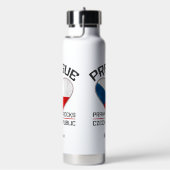 Individuelle Name PRAGUE Trinkflasche (rechts)
