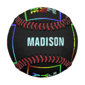 Individuelle Name Pride Baseball (Rückseite)