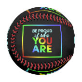 Individuelle Name Pride Baseball (Vorderseite Links)