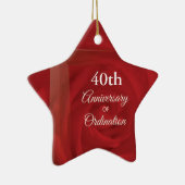 Individuelle Name Priester Anniversary Ordination Keramikornament (Rechts)