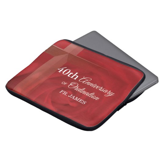 Individuelle Name Priester Anniversary Ordination Laptopschutzhülle (Vorne Oben)