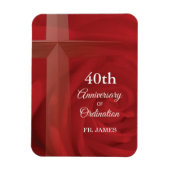Individuelle Name Priester Anniversary Ordination  Magnet (Vertikal)