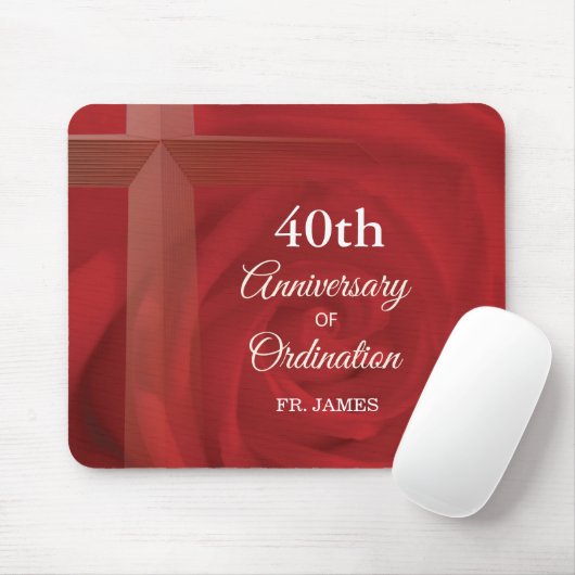 Individuelle Name Priester Anniversary Ordination Mousepad (Mit Mouse)