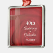 Individuelle Name Priester Anniversary Ordination Silbernes Ornament (Links)