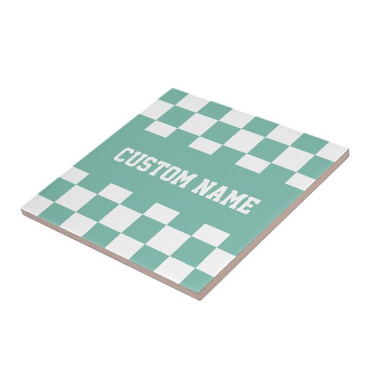 Individuelle Name-Prüfplatinenmuster Fliese (Seite)