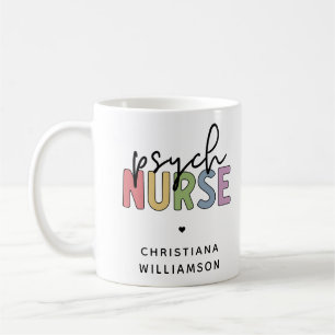 Individuelle Name Psych Nurse   Psychiatrische Kra Kaffeetasse