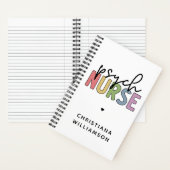 Individuelle Name Psych Nurse | Psychiatrische Kra Notizblock (Innen)