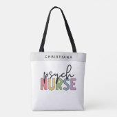Individuelle Name Psych Nurse | Psychiatrische Kra Tasche (Rückseite)