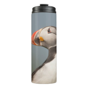 Individuelle Name Puffin Thermosbecher