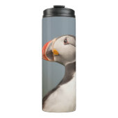 Individuelle Name Puffin tumbler Thermosbecher (Vorderseite)