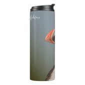 Individuelle Name Puffin tumbler Thermosbecher (Nach links gedreht)