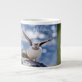 Individuelle Name Puffins jumbo Tasse (Vorderseite)