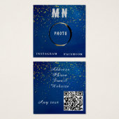 Individuelle Name QR-Code beruflich (Vorne & Hinten)