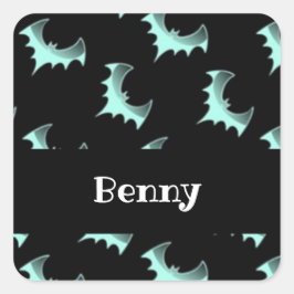 Individuelle Name Quadratischer Aufkleber