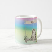 Individuelle Name Ragamuffin Katze Pet Kaffeetasse (VorderseiteRechts)