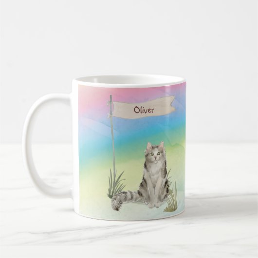Individuelle Name Ragamuffin Katze Pet Kaffeetasse (Links)