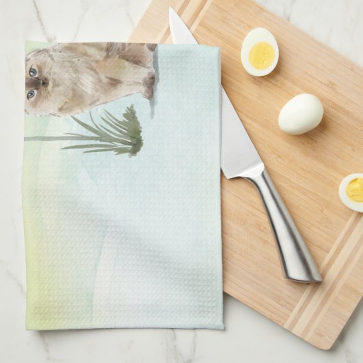 Individuelle Name Ragdoll Cat Pet Geschirrtuch (Viertel Falte)