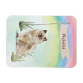 Individuelle Name Ragdoll Cat Pet Magnet (Horizontal)