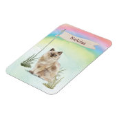Individuelle Name Ragdoll Cat Pet Magnet (Linke Seite)