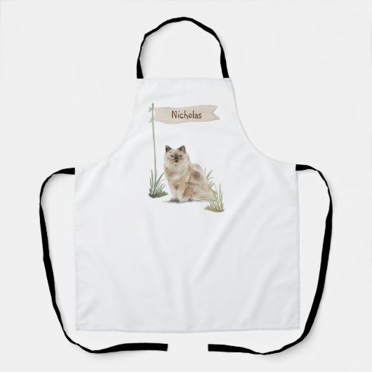 Individuelle Name Ragdoll Cat Pet Schürze (Vorderseite)