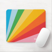 Individuelle Name-Rainbow-Farben Mousepad (Mit Mouse)