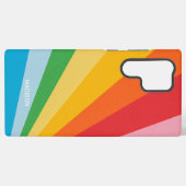 Individuelle Name-Rainbow-Farben Samsung Galaxy Hülle (Rückseite (Horizontal))
