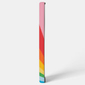 Individuelle Name-Rainbow-Farben Samsung Galaxy Hülle (Linke Seite)