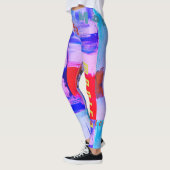 Individuelle Name Rainbow Leggings (Links)