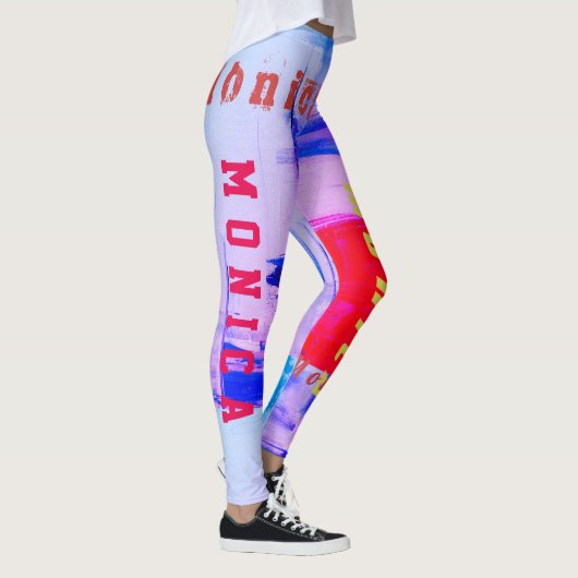 Individuelle Name Rainbow Leggings (Rechts)
