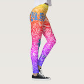 Individuelle Name Rainbow Leggings (Rechts)