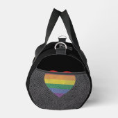 Individuelle Name Rainbow Liebe Duffle Bag (Rechts)